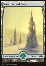 MTG Magic the Gathering Snow-Covered Forest (254/316) Modern Horizons LP