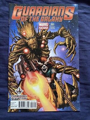 GUARDIANS OF THE GALAXY #1 (2013) FORBIDDEN PLANET VARIANT - BAGGED & BOARDED