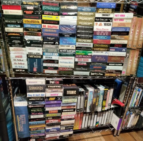MASSIVE VHS COLLECTION BULK LOT Action Comedy Romance Horror Drama Sci-Fi