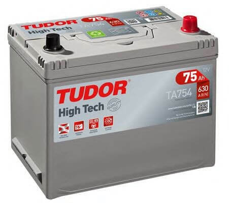 Batteria avviamento TUDOR codice TA754 75 AH 630A