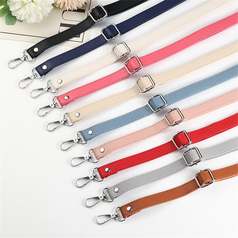 Handbag Belt Thin Replacement Strap Pu Leather Bag Shoulder Crossbody Adjustable-image