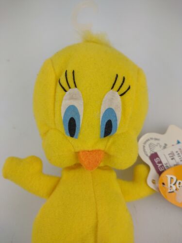 7" Tall Warner Bros. Looney Tunes Tweety Bean Bag Plush - Picture 2 of 8