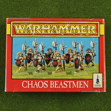 CLASSIC Warhammer Chaos Beastmen, Plastic - OOP - Citadel Beastman Halberds