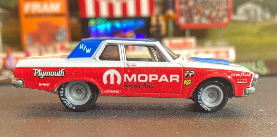 MOPAR 1963 PLYMOUTH BELVEDER MAX WEDGE NHRA SUPER STOCK DRAG RACING / LOOSE - Image 3 of 4