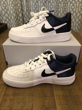 Air Force 1 LV8 1 GS MIDNIGHT NAVY WHITE BLACK CK0502 400 Youth SIZE 5.5 Youth