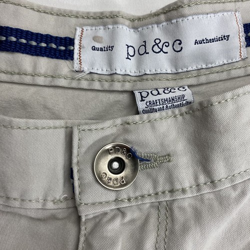 PD&C Pants Men's 38 Chinos Beige Outdoors Workwear Casual Comfortable 38x27 - Picture 8 of 12