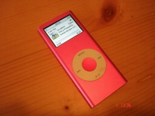 Reproductores de MP3 rosas iPod Nano