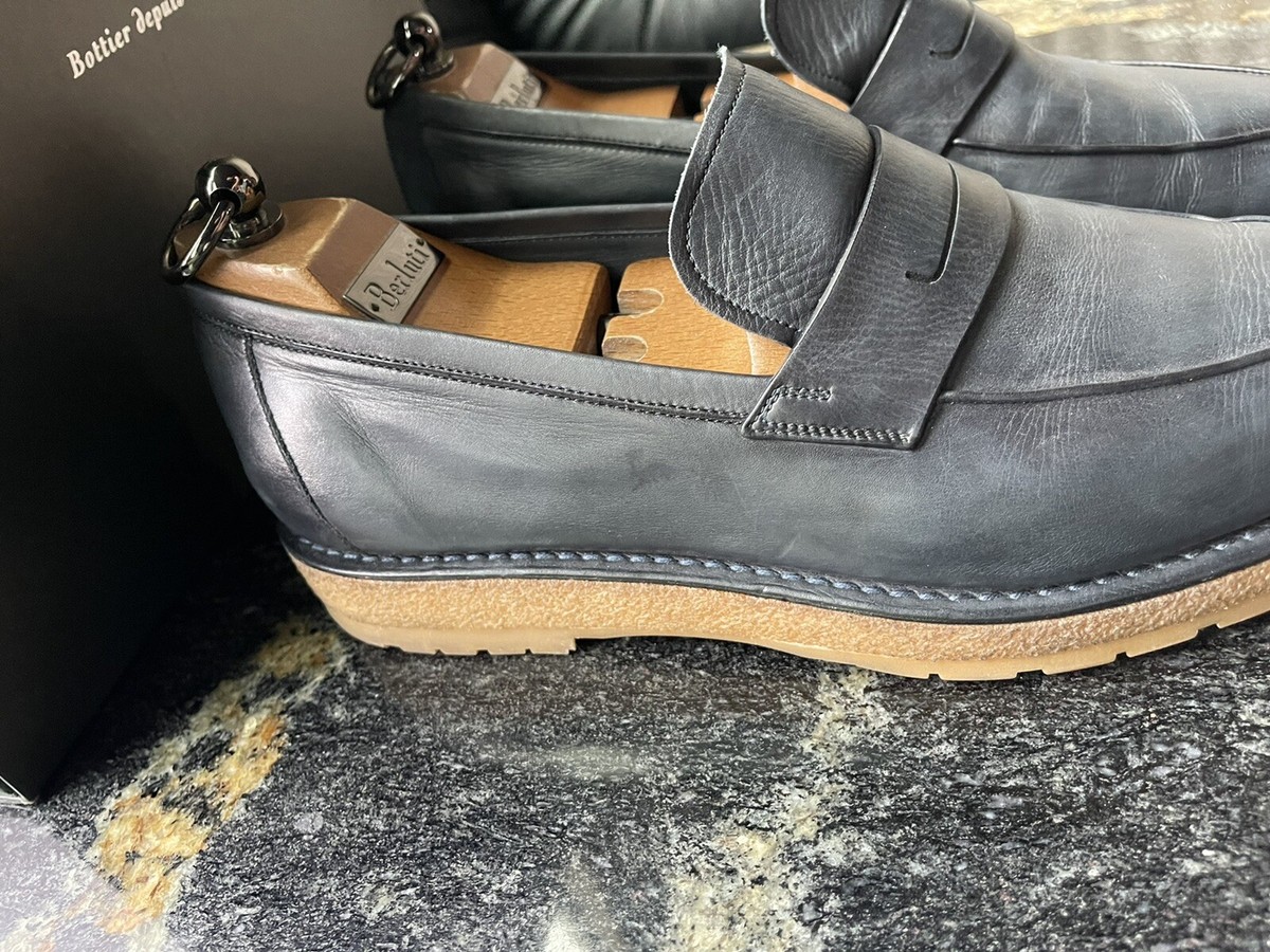BERLUTI Andy Loafer Blue 10 (US 11) | eBay display picture 1