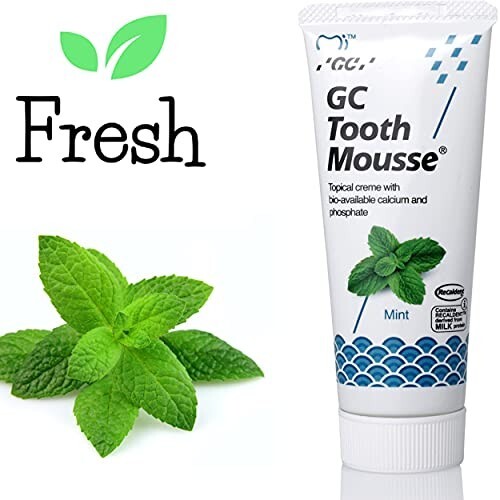 GC Tooth Mousse Strawberry Topical Tooth Cream With Recaldent 1