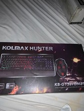 Rainbow LED Gaming Keyboard and Mouse Set Multi-Colored Backlight Mouse NEW  