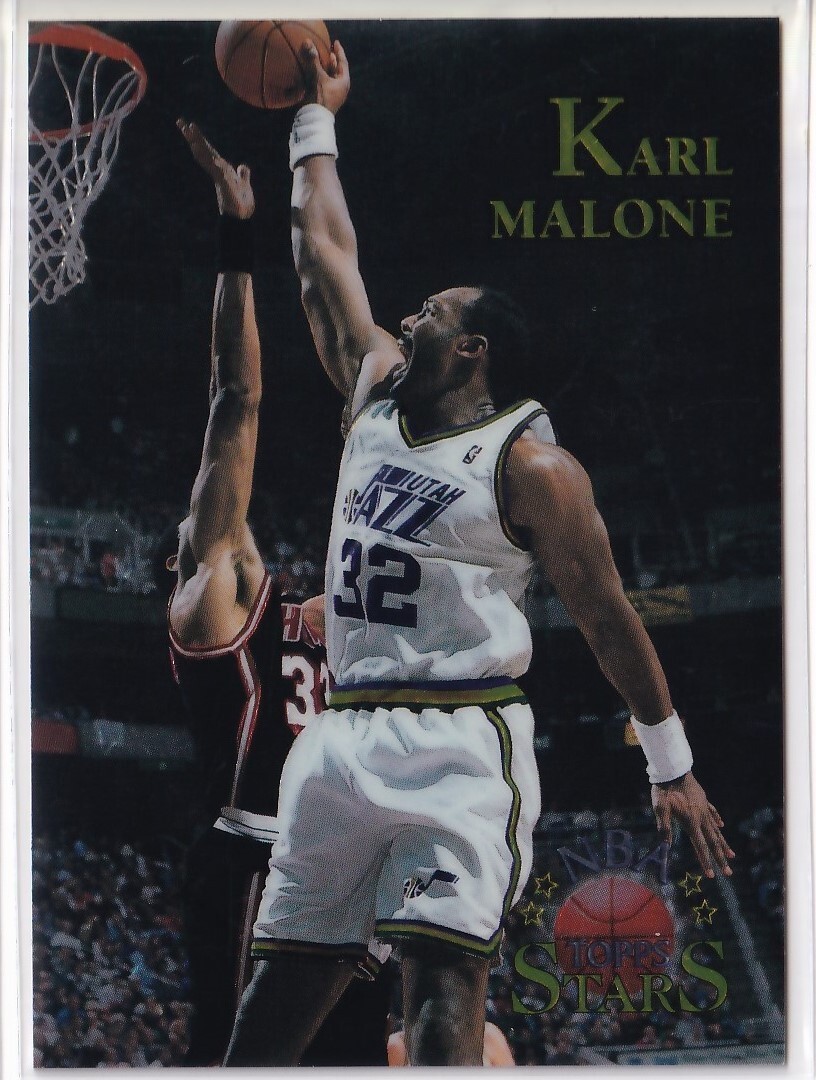 Karl Malone 1996-97 Topps Stars Finest #126