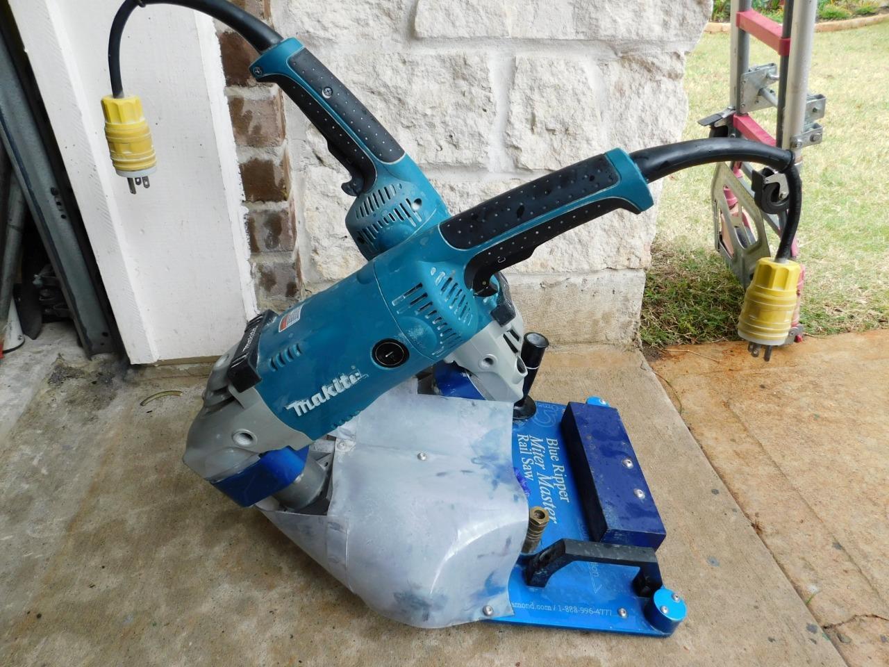 OMEGA BLUE RIPPER MITER MASTER RAIL SAW FOR MARBLE GRANITE & MORE eBay