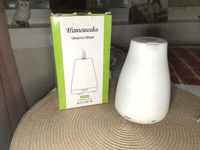 NEW Homeweeks Ultrasonic Essential Oil Diffuser Color Changing | eBay