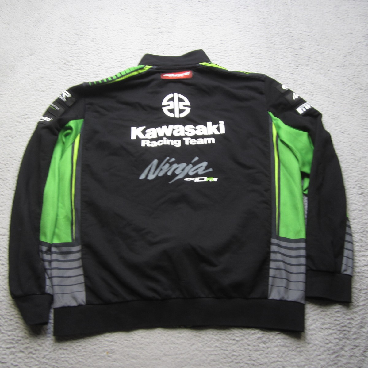 Kawasaki Racing Team Jacket Mens 3XL Black Green Monster