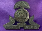 Genuine WW1/2 The Lancashire Fusiliers 2 piece Officers Bronze OSD Cap Badge