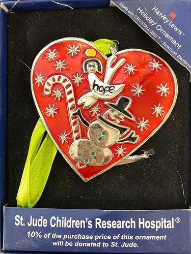 Harvey Lewis St. Jude Children's Research Swarovski Elements Christmas Ornament - 第 1/1 張圖片