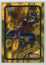 2025 Topps Chrome Marvel Comics Yellow Lava Refractor Spider-Man 2099 #112 6q5