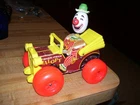 Vintage 1960's 1970's Wood Fisher Price Toy Jalopy Car
