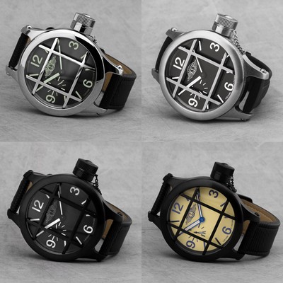 MOLNIJA 3602 Armbanduhr russische mechanische Uhr aus Russland XXL 