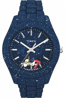 Timex Peanuts Legacy Ocean azul reloj de pulsera unisex TW2V53300