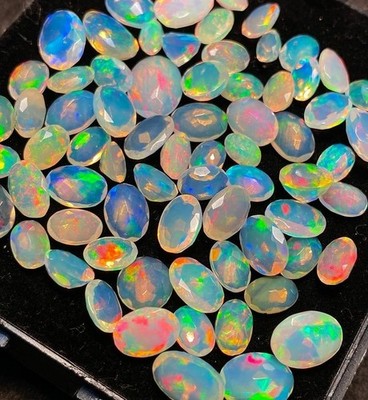 Ethiopian Opal Faceted 50 Carat