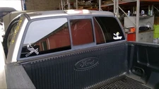 Back Glass Sliding Privacy Tint Fits 04-08 FORD F150 PICKUP 608443