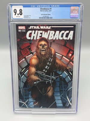 STAR WARS: CHEWBACCA #1  AOD COLLECTABLES VARIANT COVER - MARVEL/2015 CGC 9.8