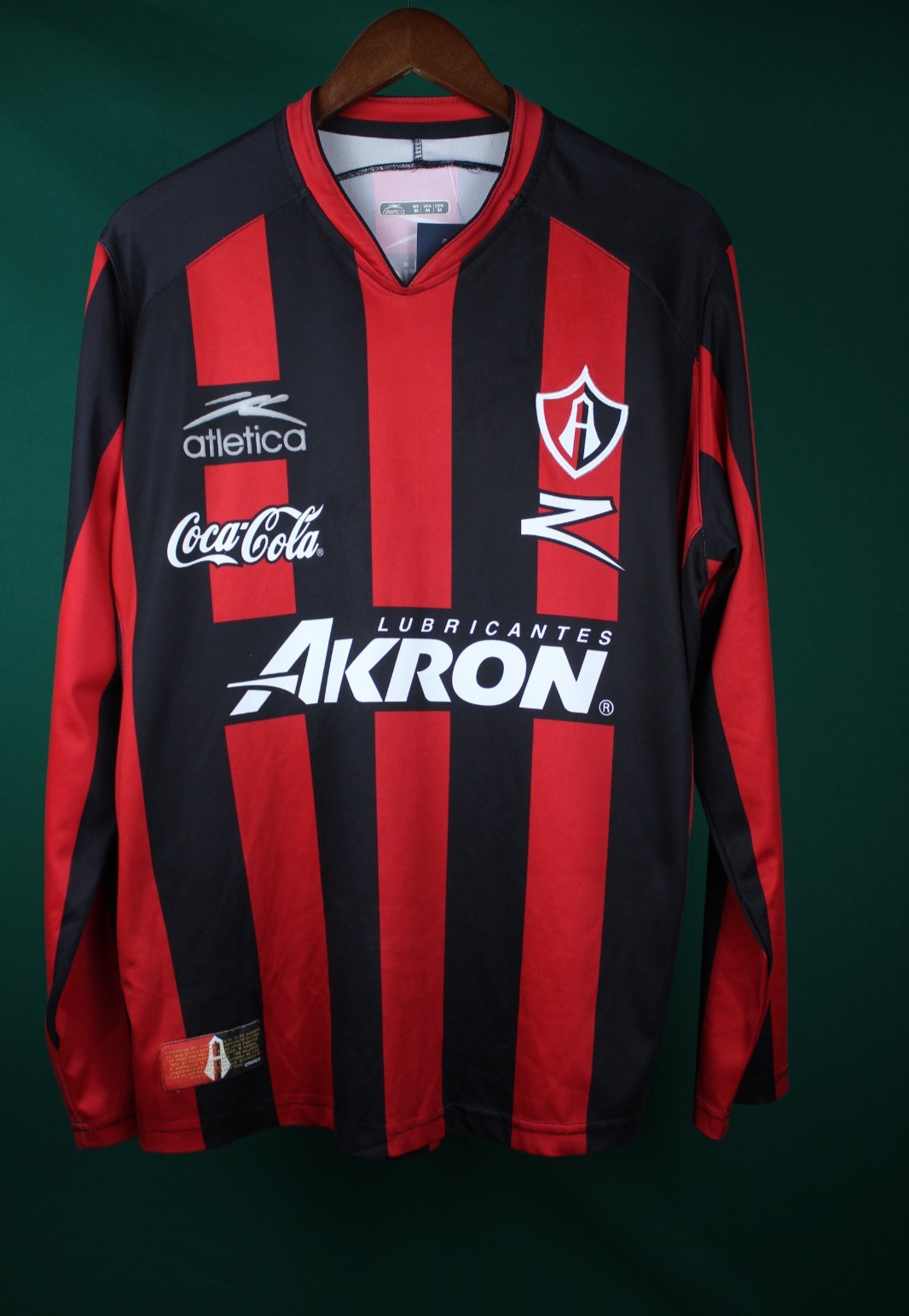 Club Atlas Jersey 100% Authentic Atletica Size Medium 2010-2011 long sleeves
