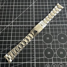 20mm Oyster Bracelet Polished Center Link Stainless Steel For Sub Watch Mods