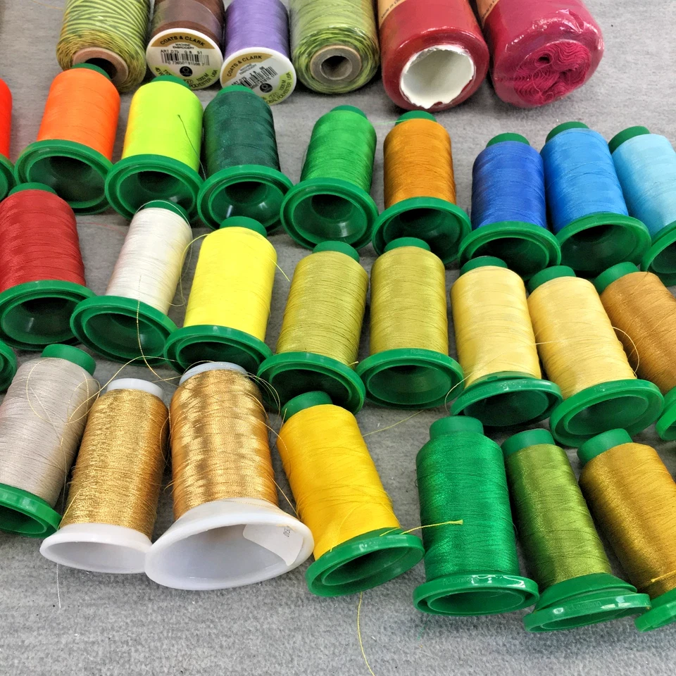 Isacord Embroidery Thread 100% Polyester 1000m Made in Germany Mixed Lot of 48 - Image 3 of 4