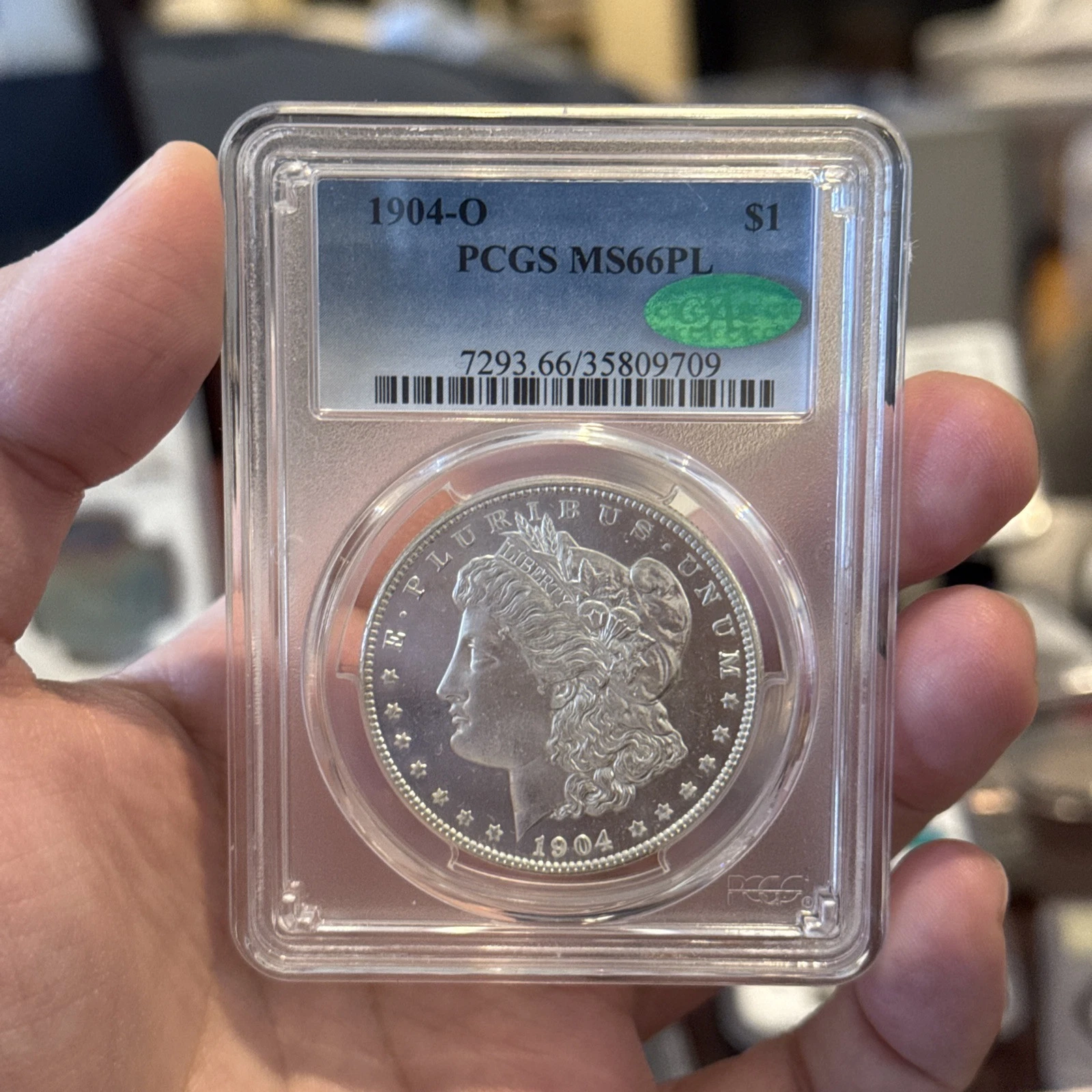 1904-O $1 Morgan Dollar PCGS MS66PL CAC Look Deep Cameo Flawless Surfaces! Wow!