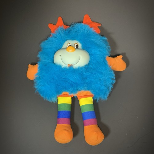 Rainbow Brite Spritzie Sprite Plush 1983 Mattel Hallmark 12” Blue Plastic Face - Picture 7 of 11