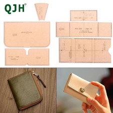 Leather Wallet Pattern Card Bag Large Capacity Hand Bag Sewing