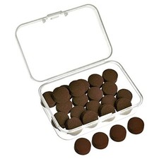 Gejoy 20 Pcs Billiard Pool Cue Tips Replacement Kit Pool Stick 13 mm Dark Brown
