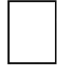 Sleek 14x18 Frame, Shatter Resistant Plexiglass, Hanging Hardware, Black