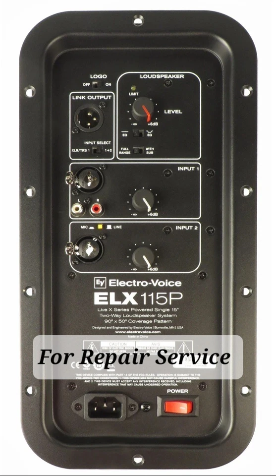 EV  ELX112P, ELX115P, ELX118P Amplifier Module Repair service. Read description. - Image 3 of 3