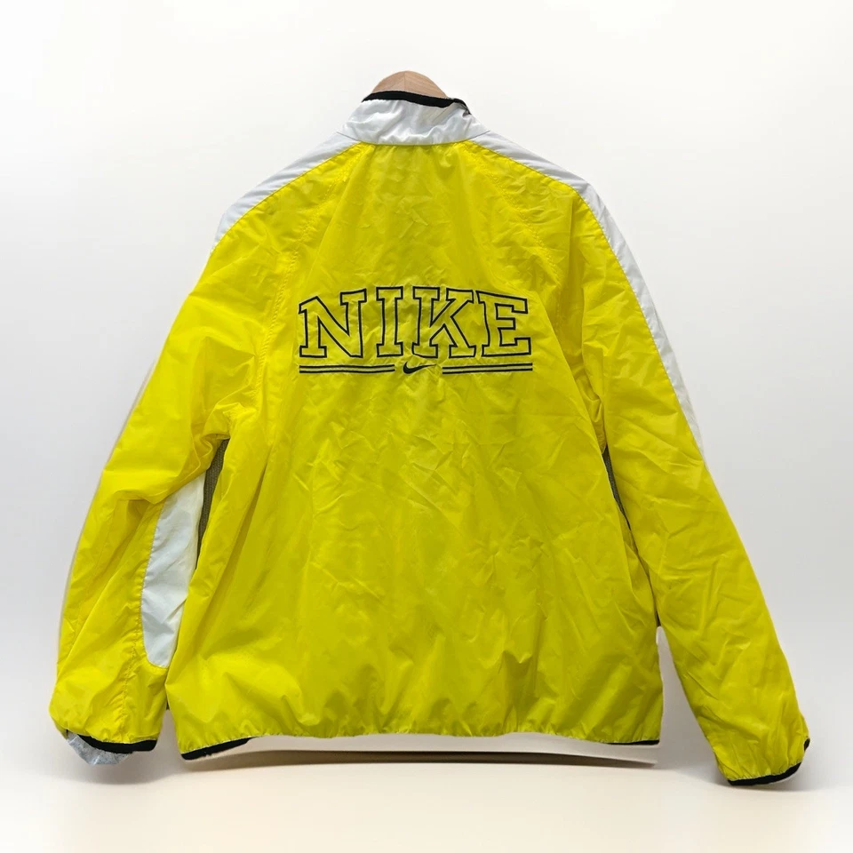 Chaqueta cortavientos vintage años 90 Y2K Nike juvenil M 8-10 ligera forrada de malla Foto 2 de 4