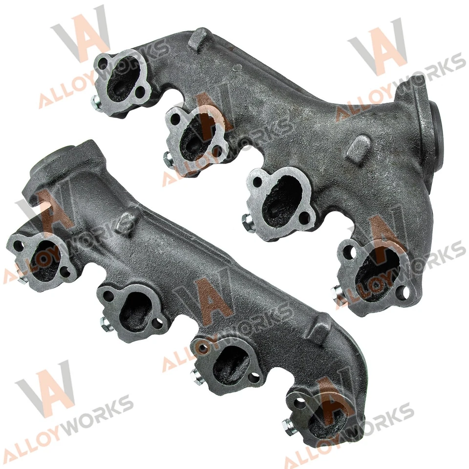 Juego de colectores de escape de 7,5 pares para camioneta Ford serie F 80-87 serie E 460ci V8. Foto 3 de 4