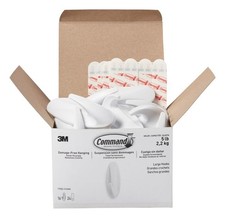 Large Designer Hooks, Holds up to 5 lb, 16 Hooks and 24 Strips Damage-Free Ha... 1.48 per strip