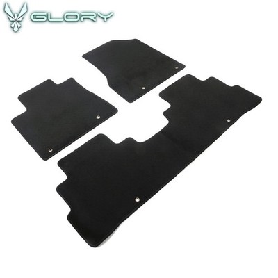 Fits 15-24 Nissan Murano Floor Mats Black Nylon Liner Front Rear Carpet 3PC