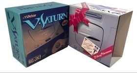 Sega Saturn console V Saturn RG-JX2 Christmas Knights Winter Limited Edition
