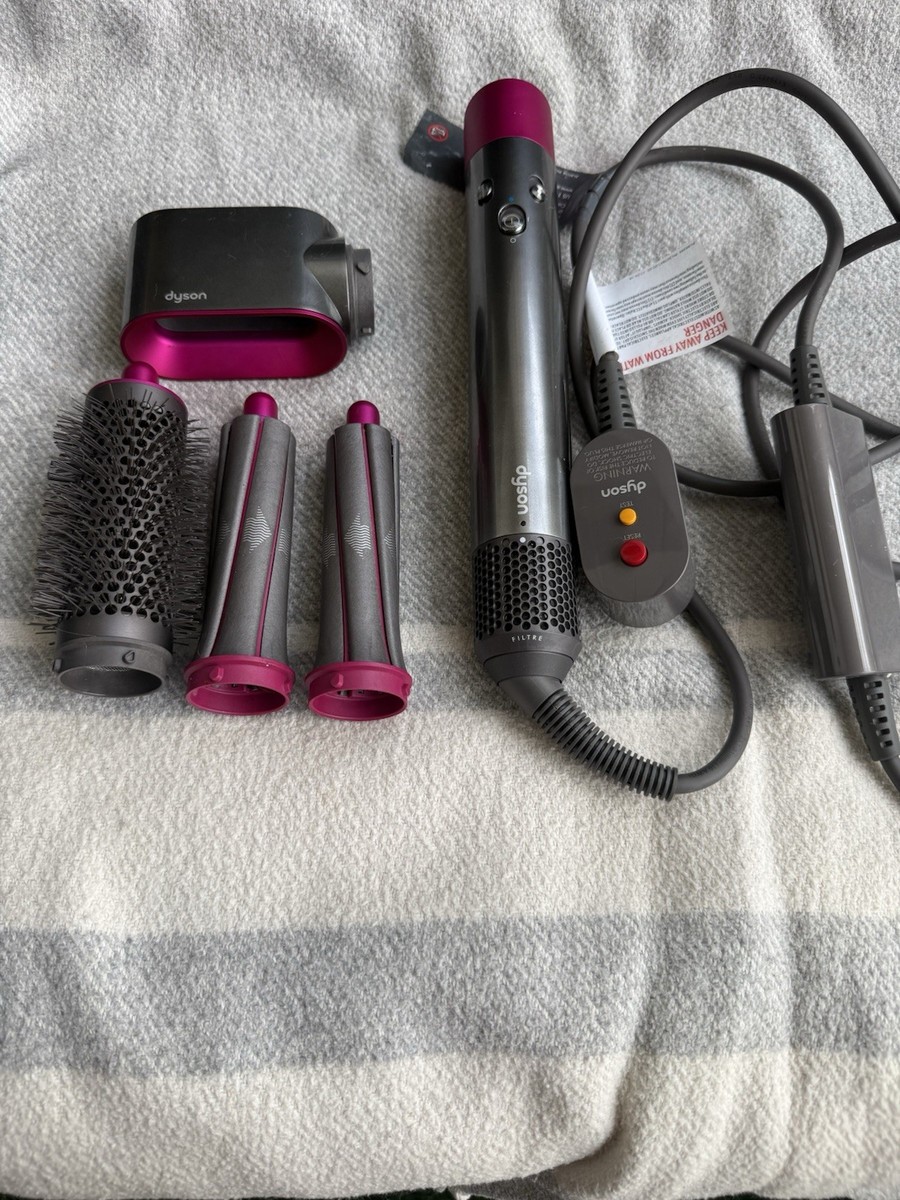 Dyson Airwrap Complete Styler HS01 Gray/Pink w/ Barrels Brush