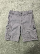 Wrangler Boys Cargo Shirts Gray Size 10, Adjustable Waist 35