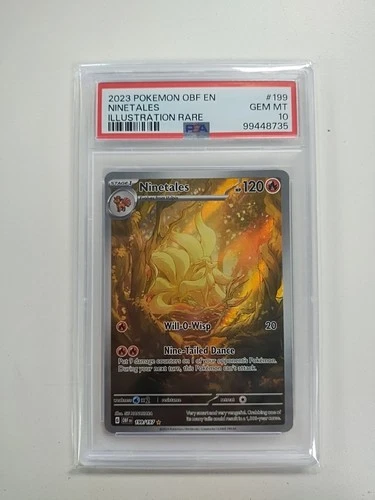 Ninetales 199/197 SV03: Obsidian Flames Holo PSA 10