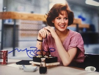 Molly Ringwald autographed signed 8x10 photo JSA COA METALLIC