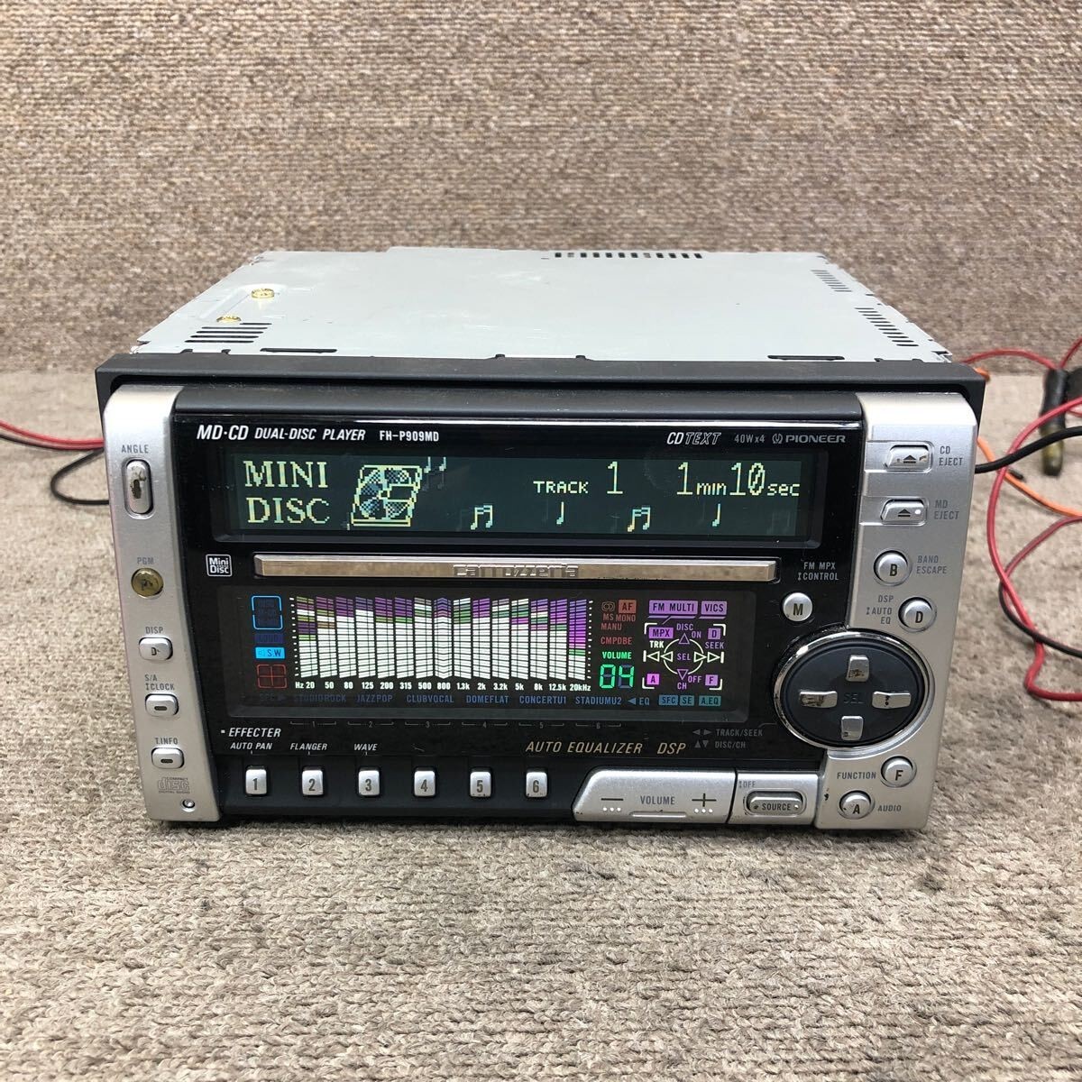 Pioneer FH-P909MD MD-CDデュアルディスクプレーヤー Pioneer Carrozzeria FH-P909MD 2Din Car Audio CD MD Player CD