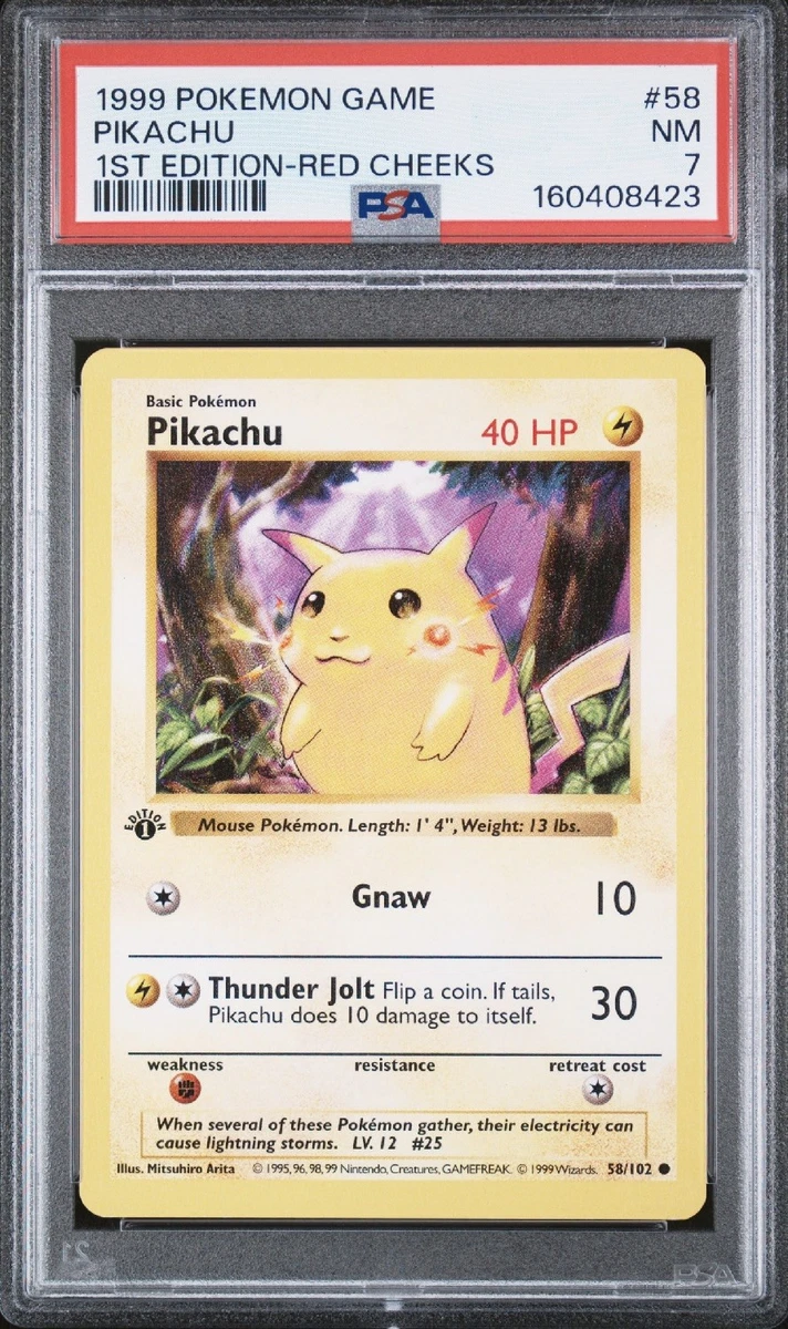 Pikachu 58/102 Base Set (Shadowless) for sale | eBay