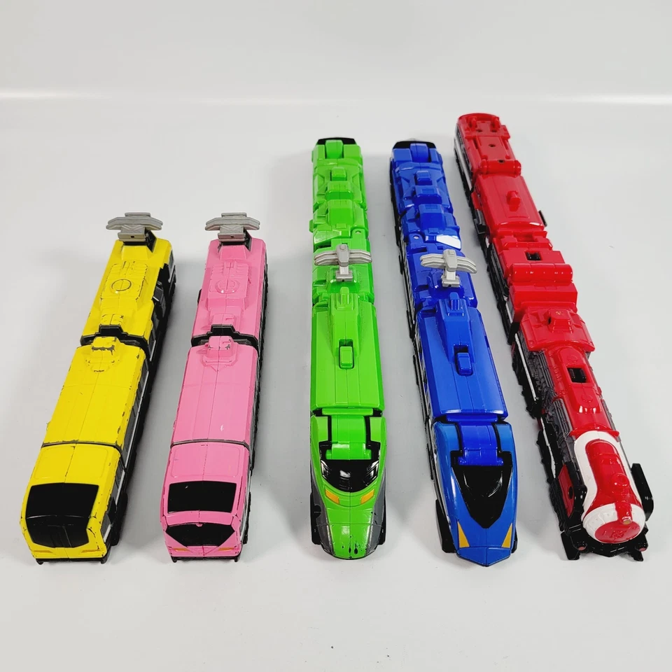 Juego de 5 Power Rangers ToQger Ressha DX ToQ-Oh Diesel-Oh Build Dai-oh Safari Gaoh Foto 4 de 4