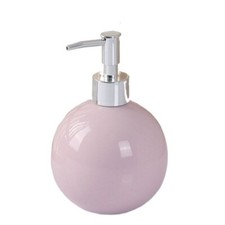Ceramic Soap Dispenser With Silver Pump Refillable Liquid Hand Soap Leakproof UK
