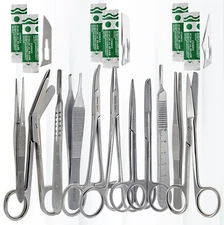41 Pcs Minor Surgery Set Surgical Instruments Kit for Students - Stainless Steel